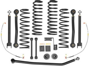 Rancho (RS66107B): 3-Inch Trail System for ’07–’15 Jeep Wrangler JK