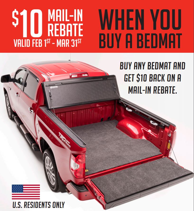 BedRug 10 Dollar Rebate on BedMat