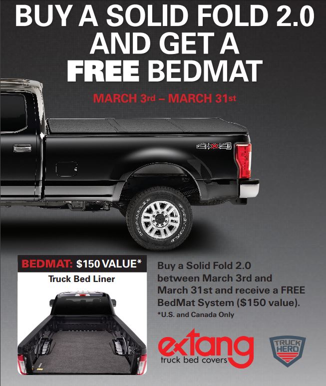 Extang: Buy Solid Fold 2.0 and Get a Free BedMat
