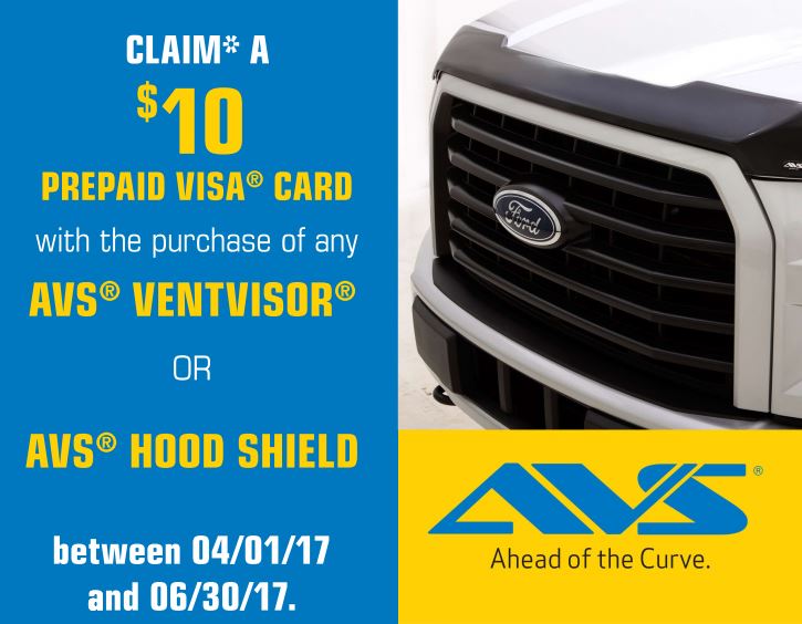 AVS: Get a $10 Prepaid Card with Ventvisor or Hood Shield Purchase