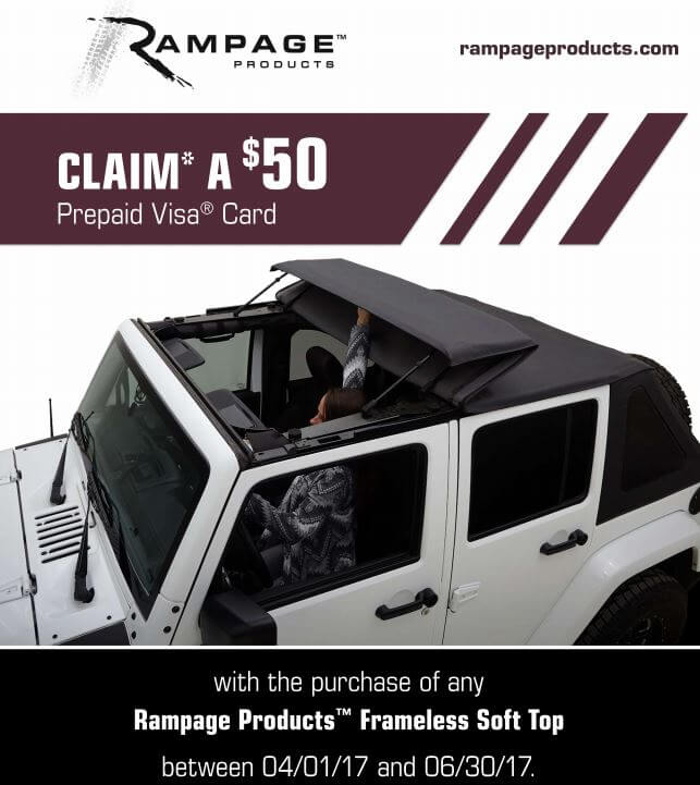 Rampage 50 Prepaid Card Soft Top