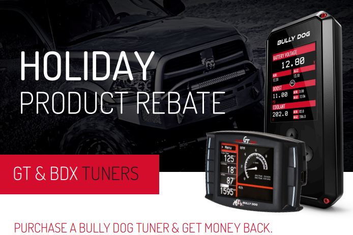 Bully Dog: Get up to a $50 Rebate on Qualifying Tuner Purchases
