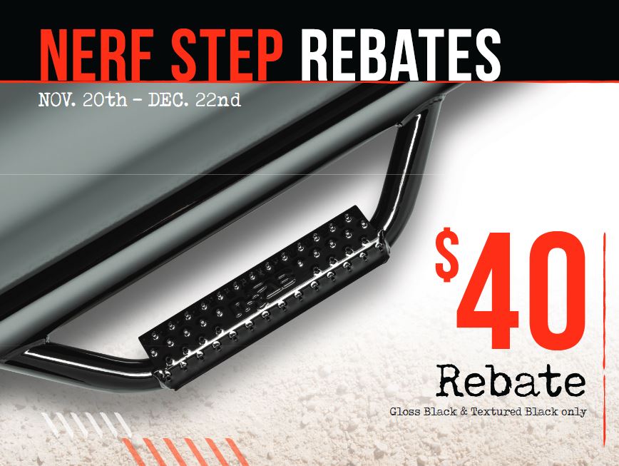 N-FAB: Get a $40 Rebate on Gloss or Textured Black Bumpers