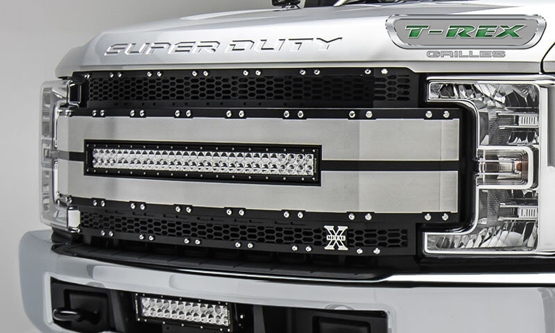 T-Rex Grilles (6315483): Torch AL Grille for 2017+ Ford Super Duty