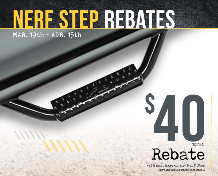 N-FAB: Get $40 Back on Nerf Steps (Non-Stainless)