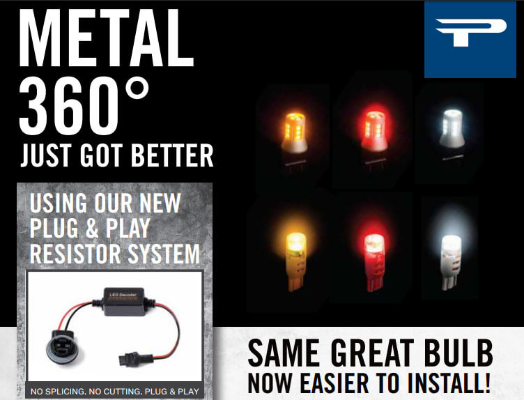 Putco: Metal 360° LED Bulbs Now with New Plug-and-Play Resistor System