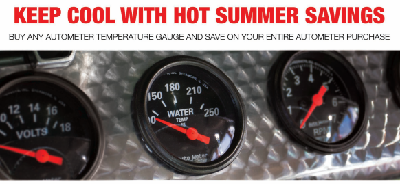 AutoMeter: Get Cash Back on Temperature Gauges