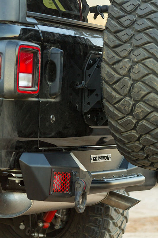 Go Rhino (372000T): Spare Tire Relocation Kit for Jeep Wrangler JL
