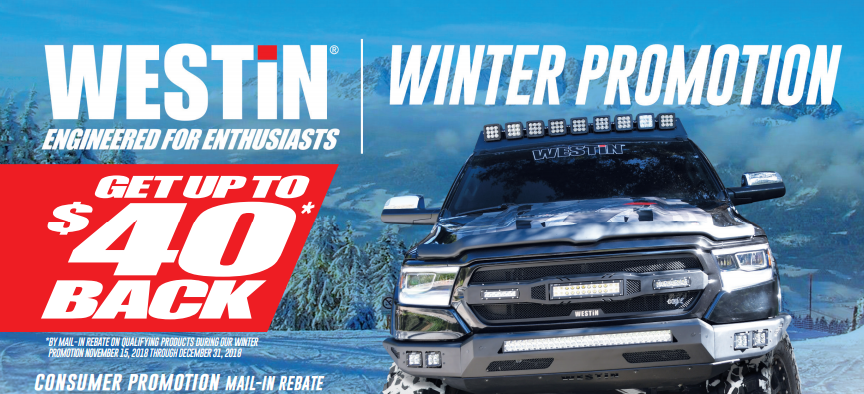 WESTiN Automotive: Get Up to $40 Back During Winter Promotion