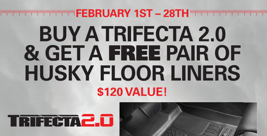 Extang: Get a Free Pair of Husky Liners Floor Liners with Trifecta 2.0 Purchase