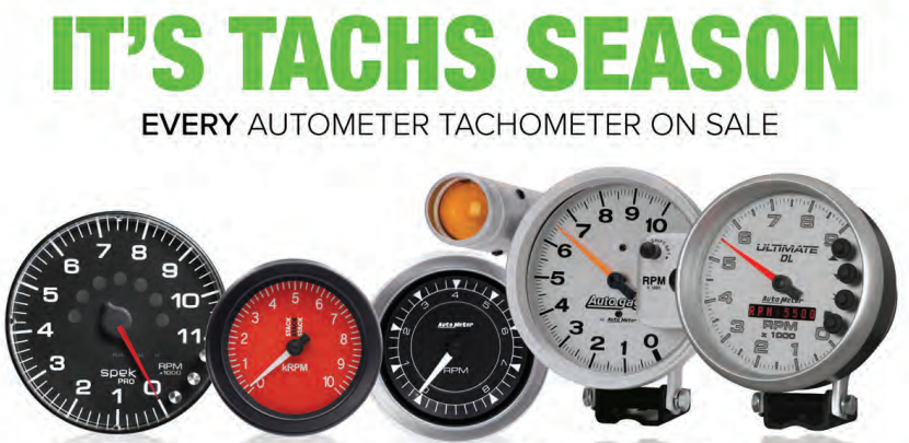 AutoMeter Tachs Season 2019