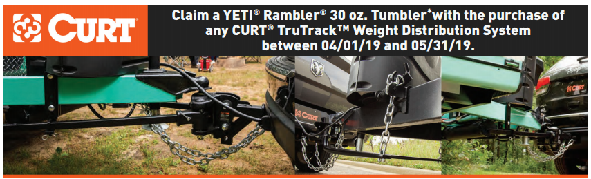 CURT YETI Tumbler with TruTrack Purchase