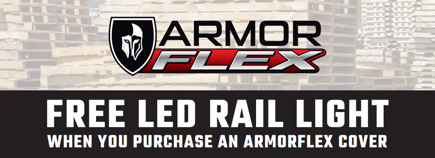 UnderCover Free LED Rail Light on ArmorFlex