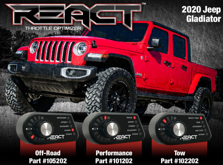 Hypertech: REACT™ Throttle Optimizer for 2020 Jeep Gladiator