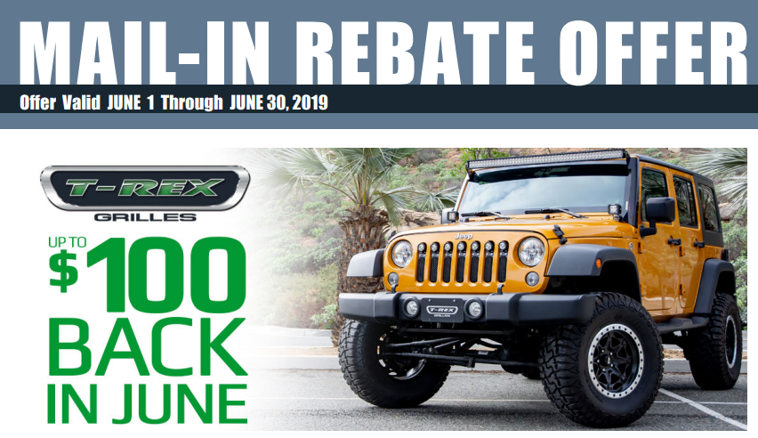 T-Rex Grilles: Get up to $100 Back on Qualifying Purchases
